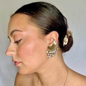 Vintage Silver Clip on Earrings